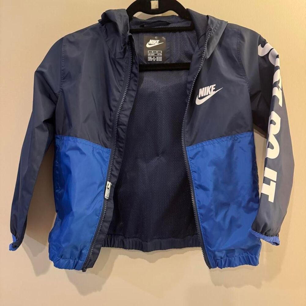 Nike Boy's Blue and Navy Jacket